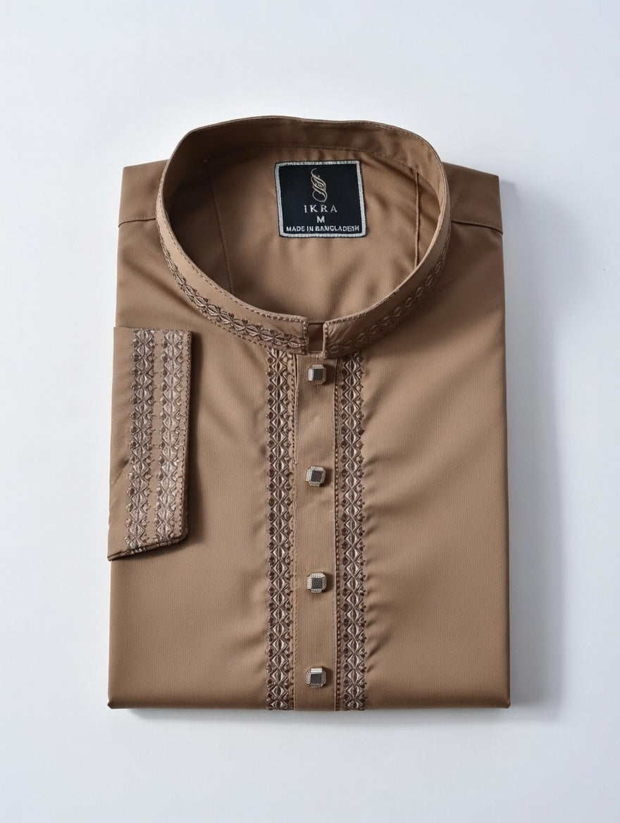 Luxury Beige Panjabi