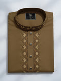Embroidered Panjabi - Beige
