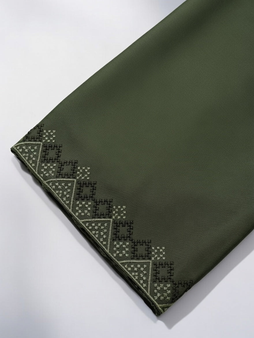 Luxury  olive green Punjabi